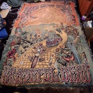 Grateful Dead 50th Anniversary Blanket/Golden Road Throw